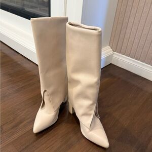 Elegant Cream Women's Boots